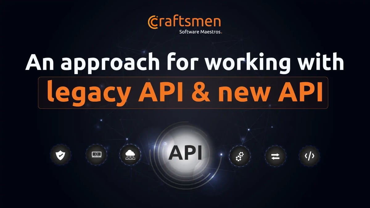 An approach for working with legacy API and new API