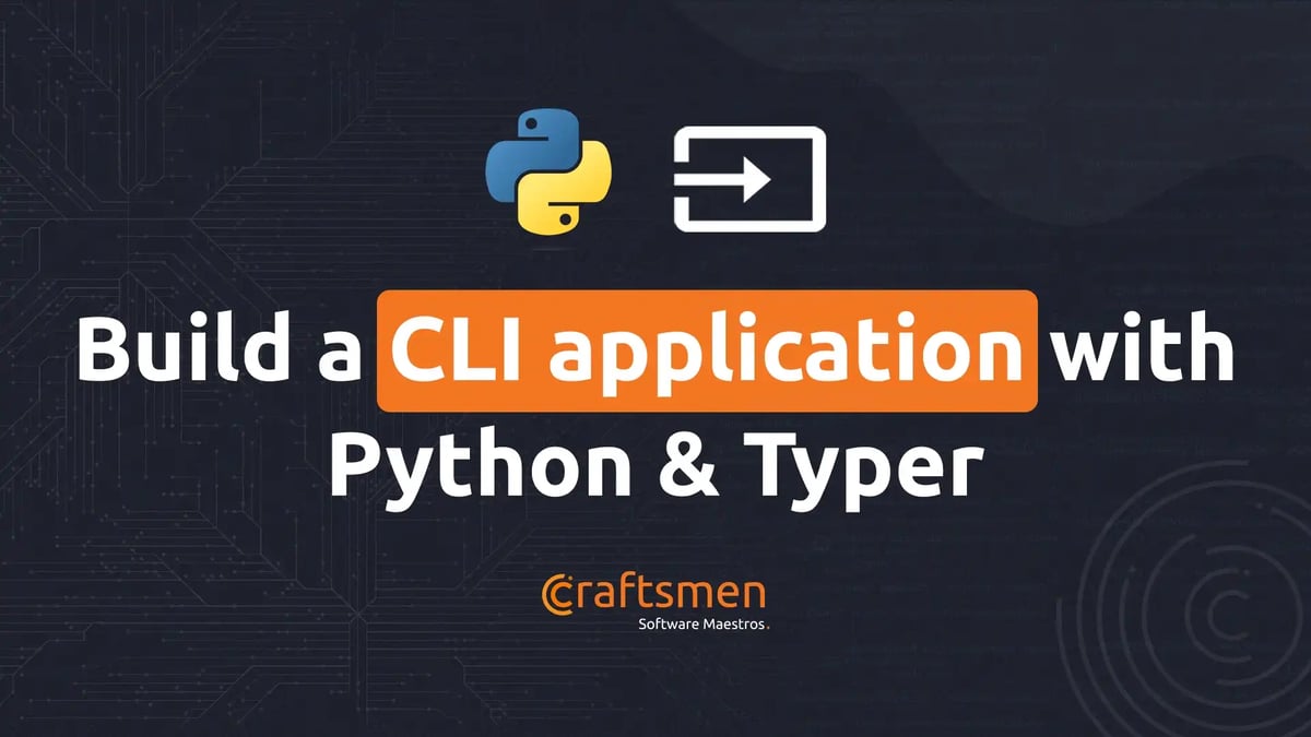 Build a CLI application with Python and Typer