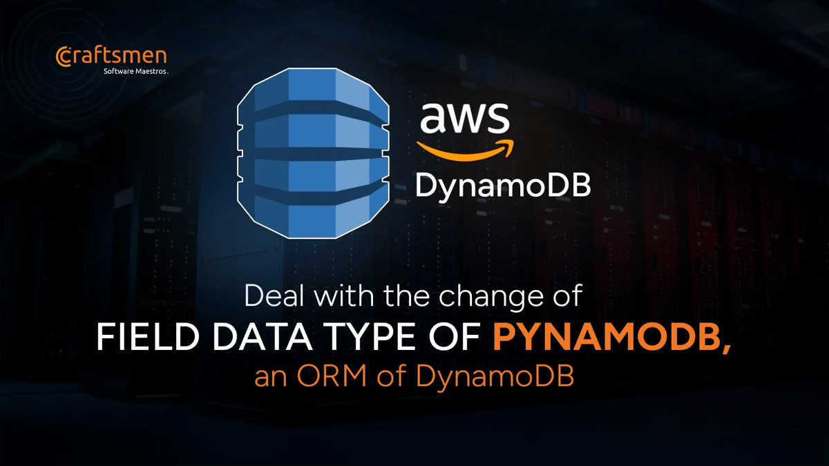 Deal with the change of field data type of PynamoDB, an ORM of DynamoDB