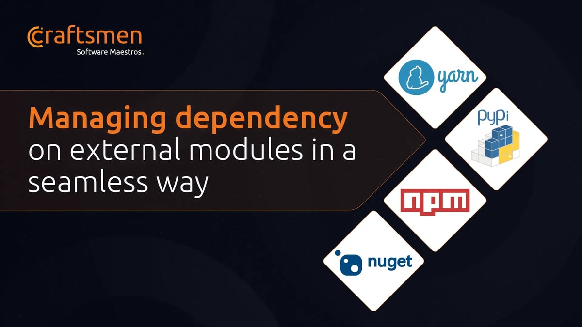 Managing dependency on external modules in a seamless way