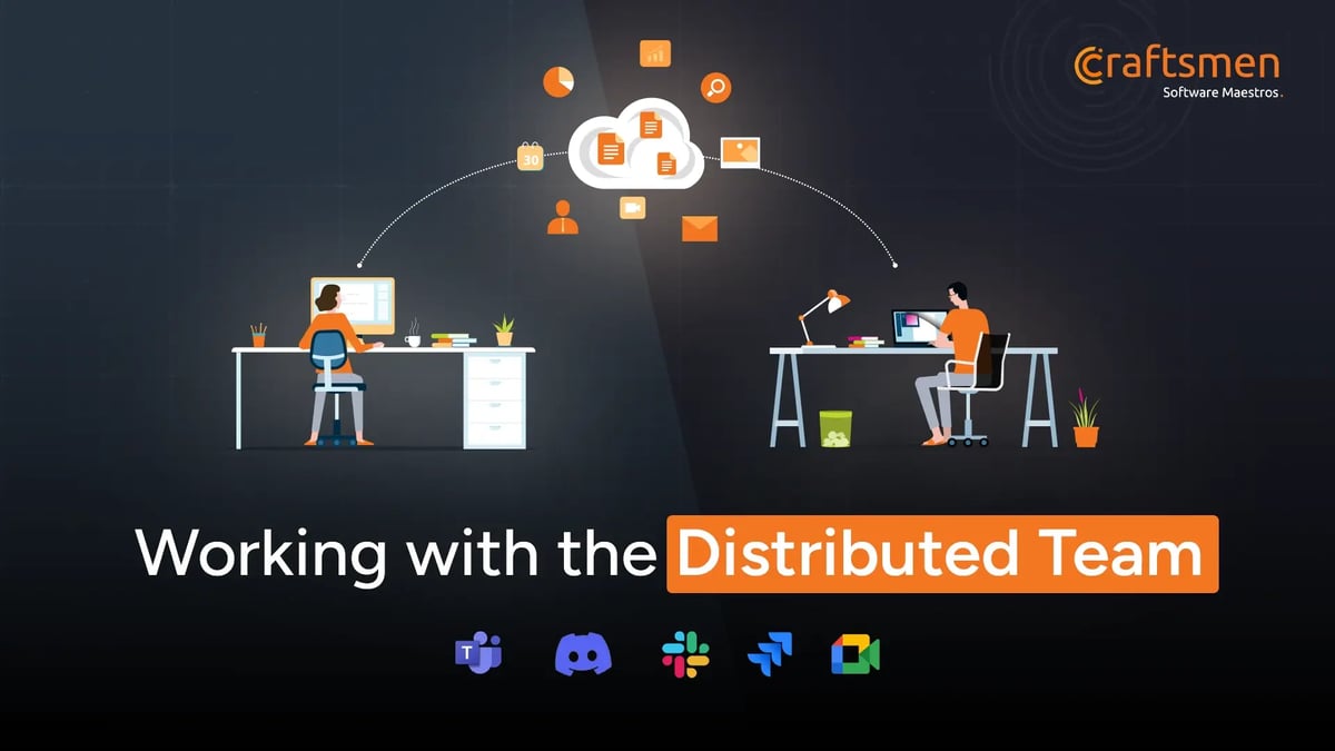 Working with the distributed team
