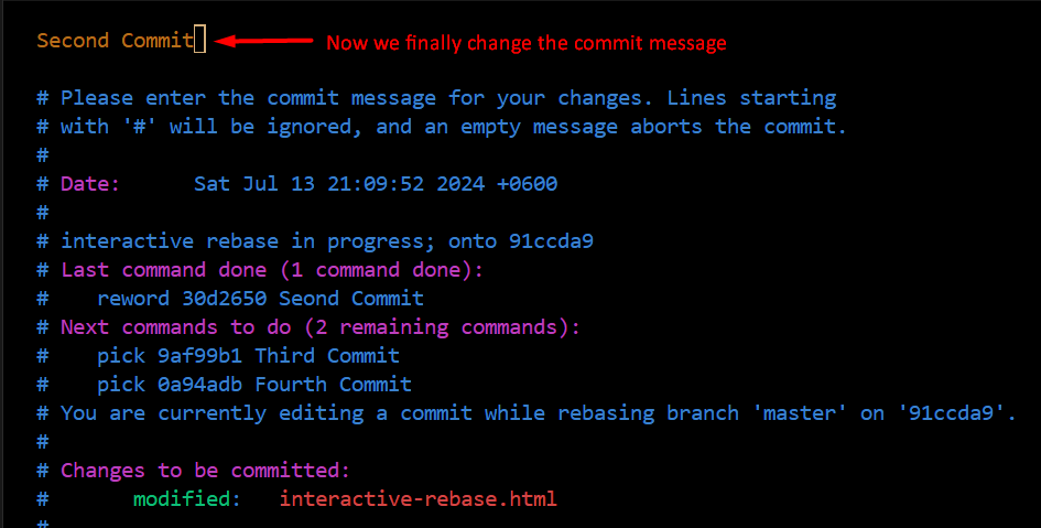 git rebase