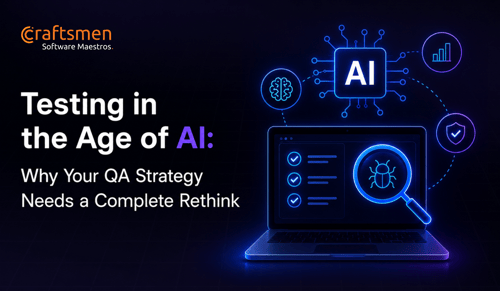 AI in QA testing transforming software quality assurance with intelligent test automation and regression testing across the SDLC.