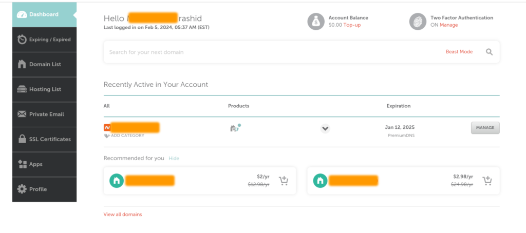  Integrating Namecheap Domain to AWS Route 53