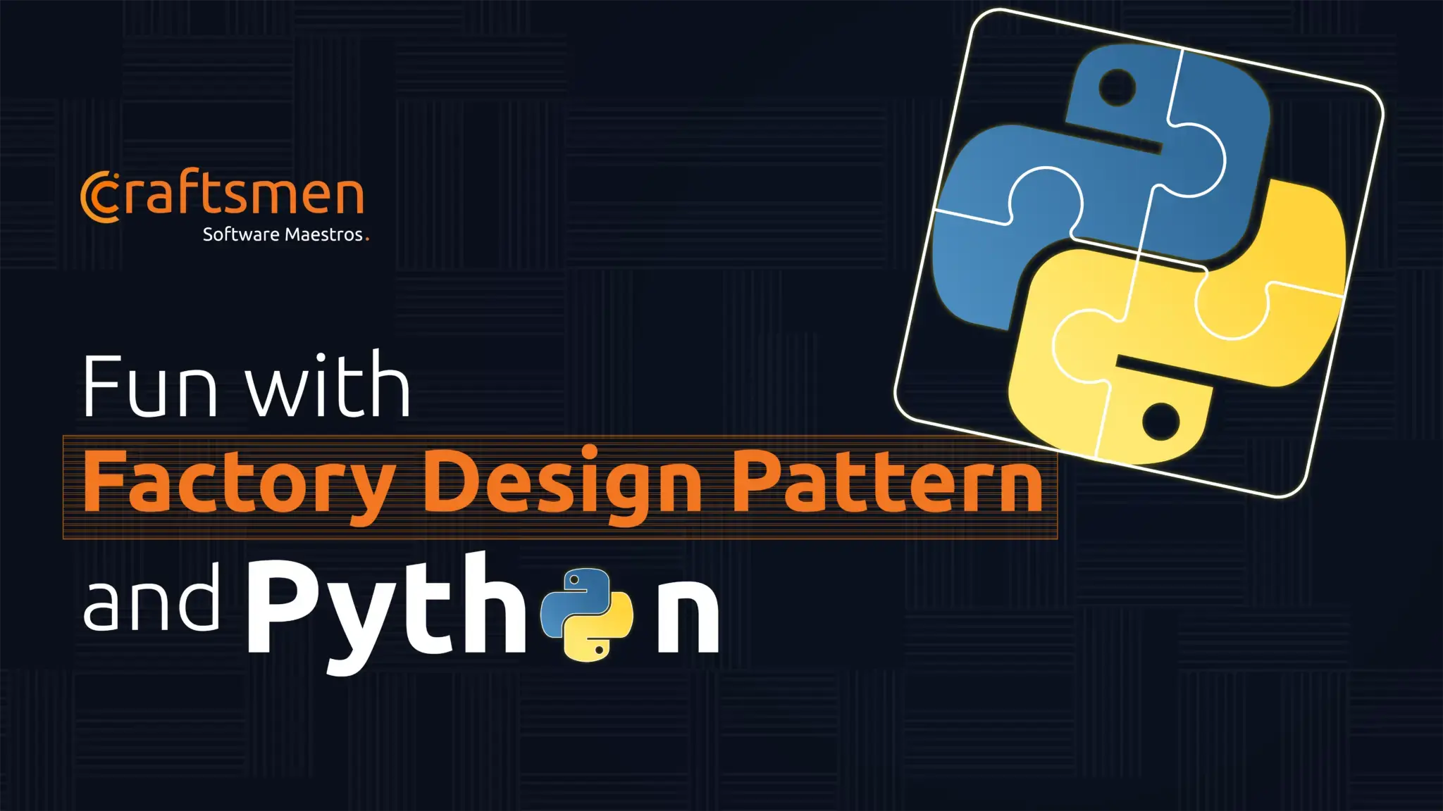 Fun with Factory Design Pattern and Python - Best Software Development ...